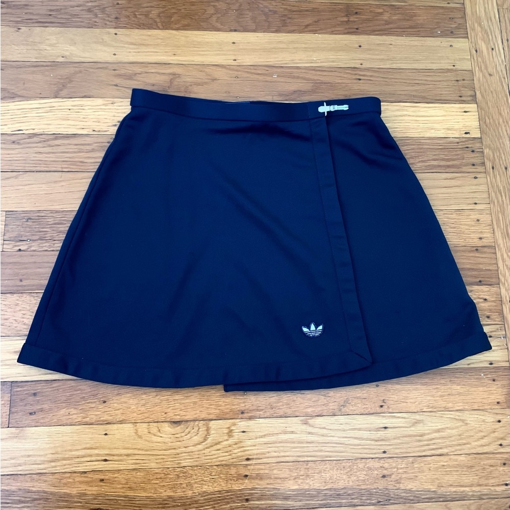 Adidas Vintage Navy Tennis Wrap Skirt